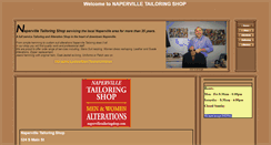 Desktop Screenshot of napervilletailoringshop.com