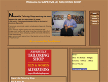 Tablet Screenshot of napervilletailoringshop.com
